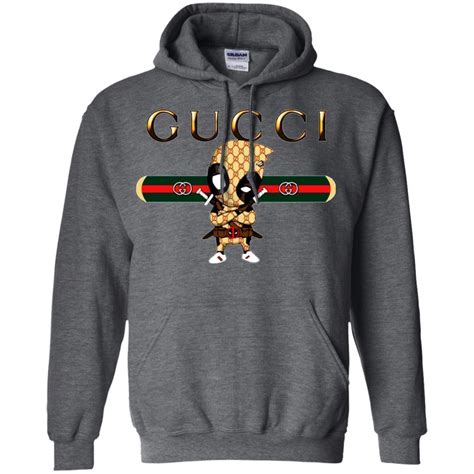 gucci red rose hoodie|Gucci deadpool hoodie.